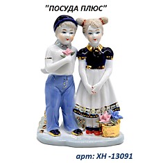 Статуэтка Мальчик и Девочка 15 см / XH:13091