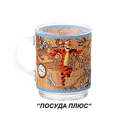 Кружка детская WINNIE NATURE 250 мл.  ВИННИ на коричневом