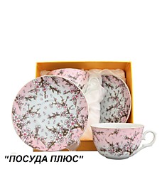 "Сакура на розовом" Чайная пара на 2 персоны