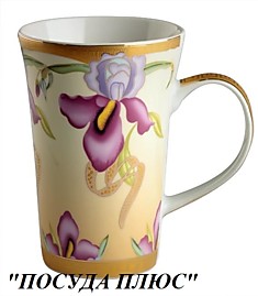 Кружка из фарфора «ИРИСЫ»
