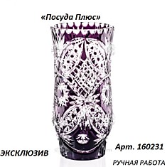 ХРУСТАЛЬНАЯ ВАЗА ДЛЯ ЦВЕТОВ "