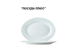 Блюдо Luminarc Trianon White Трианон овальное 35 см.