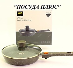 JIO 24см Каменная  сковорода со съёмной ручкой