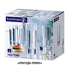 Набор стопок Luminarc "Нью-Йорк", 50 мл, 6 шт