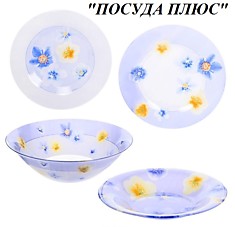 Столовые сервизы Luminarc Poeme Blue  Поэма Блу (19 предметов)