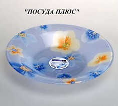 Тарелка глубокая, суповая Luminarc Poeme Blue Поэма Блу 21,5 см.